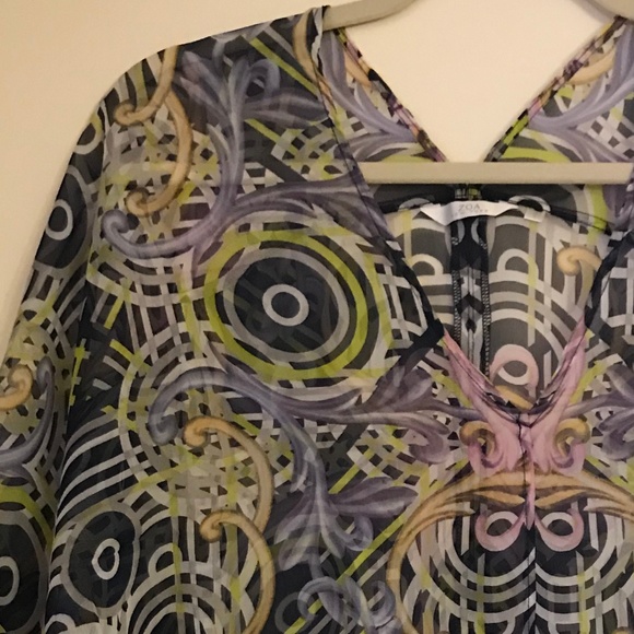 Zoa Printed Blouse - Picture 3 of 3